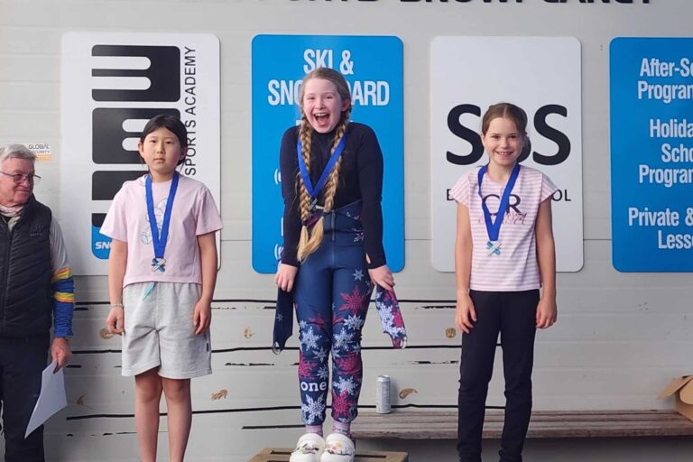 Winners of the Giant Slalom at Snowplanet