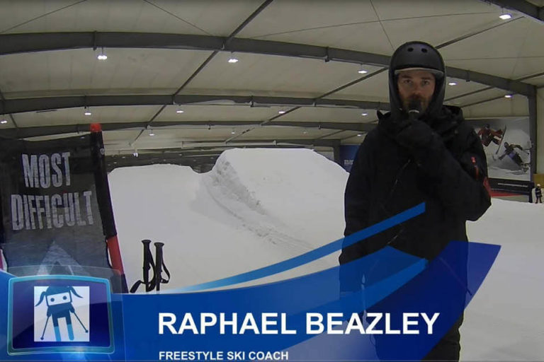 Learn to do a 360 while freestyle skiing