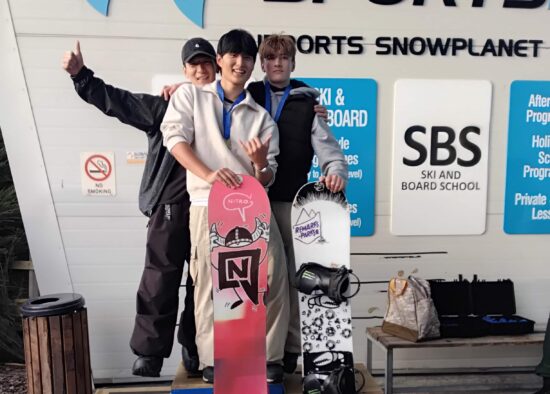 Winners of the 365 Slopestyle at Snowplanet