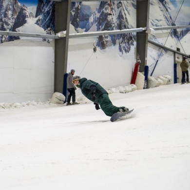 Snowplanet instructor Andrew Stephenson