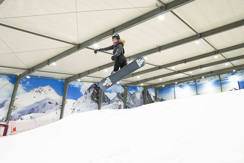 Slopestyle event at Snowplanet in Auckland