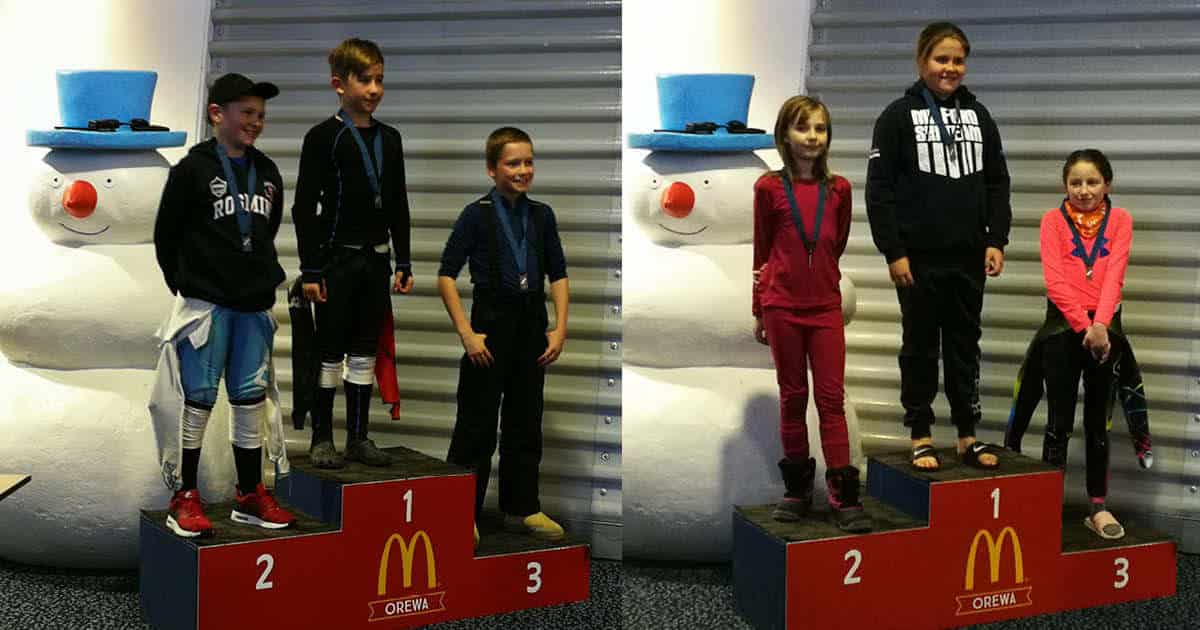 Kids slalom winners